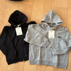 【新品タグ付き】groovy colorsフード付きパーカー 2色セット