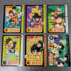 第25弾 プリズム6枚セット／DRAGON BALL カードダス 本弾