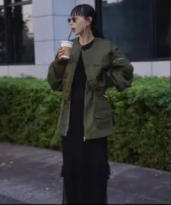 アメリ　Ameri MODERN MILITARY JACKET Sのサムネイル