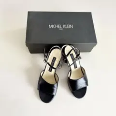 MICHEL KLEIN ミッシェルクラン サンダル ブラック 22cmのサムネイル