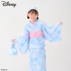 新品未使用 エルサ 浴衣4点セット セパレート 130 アナ雪 ディズニーのサムネイル