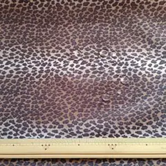 撥水生地ナイロンタフタ アニマルプリント