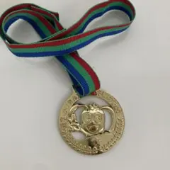 進研ゼミ　コラショ　キャラクターメダル 赤・緑・青リボン付き