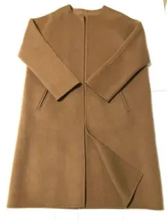 【超美品】CINOH チノ/ エコナイロン ノーカラーコート 極美品✨定価8.5万 チノ CINOH エコナイロン ノーカラーコート