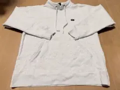 【人気】HUF ハフ ワンポイントピスネーム ハイネック スウェット L グレー