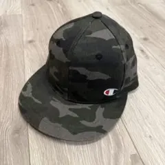 【美品】Champion 迷彩柄 キャップ ダークグリーン チャンピオン