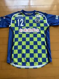ATHLETA サッカーシャツ Lサイズ チェック柄 12番　鈴鹿アンリミテッド