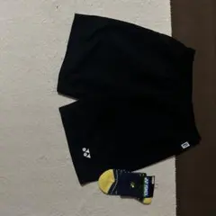 YONEX 黒パンツ Mサイズ　靴下