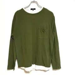 BEAMS HEART ビームスハート ドッキングデザイン カットソー コットン