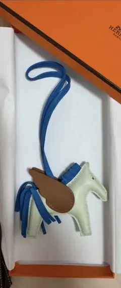 希少⭐︎新品未使用　エルメス　ロデオ　ペガサス　エトゥープ　白ステッチ HERMES エルメス バッグチャーム ロデオ ペガサス PM