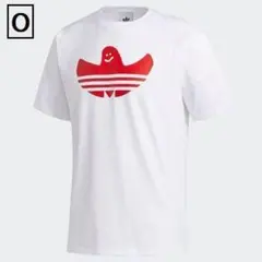 アディダス オリジナルス SHMOO シュムー 半袖Tシャツ O 白赤