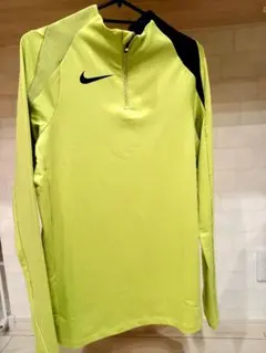 Nike Dri-FIT 長袖シャツ M 蛍光イエロー