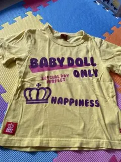 BABYDOLL 半袖Tシャツ イエローのサムネイル