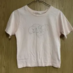 ems excite 半袖Tシャツ ピンク ラインストーンのサムネイル