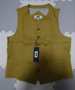 夏季セール！新品未使用！JOSEPH ABBOUD ベスト マスタード Mサイズのサムネイル