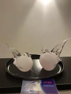 MultiGlass マルティグラス マルテイグラス ガラス工芸 ペンギン 親子