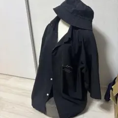 WEGO ブラック 半袖シャツ F/L ハットセット