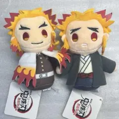 鬼滅の刃 無限列車編 ぽてっとますこっと ぬいぐるみ 煉獄杏寿郎 煉獄千寿郎