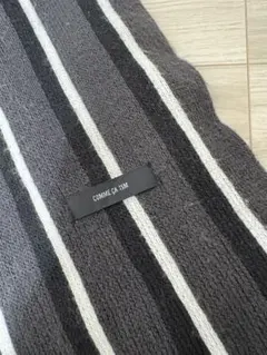 COMME CA ISM ストライプマフラー