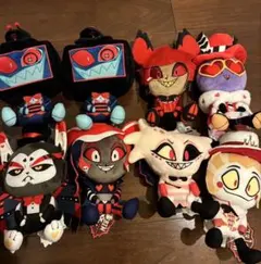 ハズビンホテルへようこそ　おすわりぬいぐるみ 　ラウンドワン限定　８個セット新品