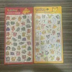 【韓国限定】正規品！ポケモン 3Dステッカー 2枚セット