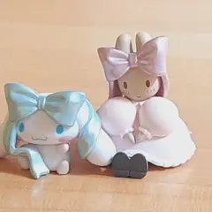 サンリオ　ガチャガチャ　バレエリボン　フィギュア　マロンクリーム　シナモン