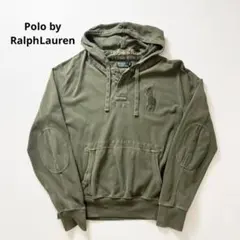 ラルフローレン ビッグポニー エルボーパッチ パーカー ミリタリー ハーフボタン ラルフローレン ビッグポニー エルボーパッチ パーカー ミリタリー