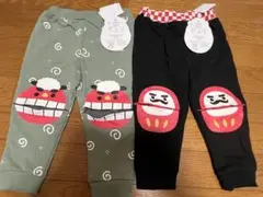 和柄 獅子舞 だるま パンツ 2枚セット お正月