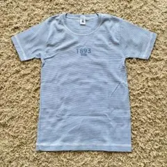 プチバトー　petit batau Tシャツ　コットン　子供　ボーダー　ミラレ