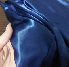 ネイビー サテン テーブルクロス