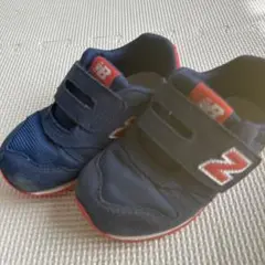 New Balance ネイビー レッド スニーカー
