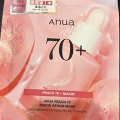 桃70ナイアシンセラムマスク / 7枚 Anua