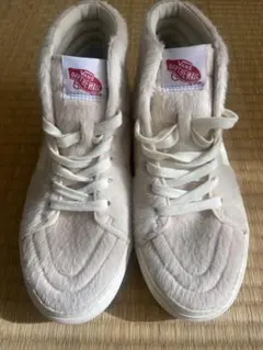 VANS ファーピンクハイカットスニーカー