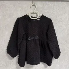 【美品】セレモニーチュニック　100 女の子　黒トップス