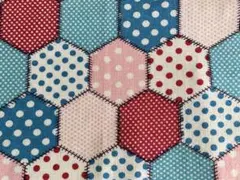 1027N ビンテージ フィードサック ドット