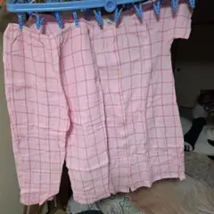 ピンクチェック Lサイズ パジャマ