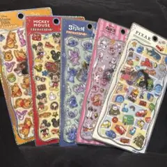 【正規品】プチドロップステッカー　ディズニー５種類