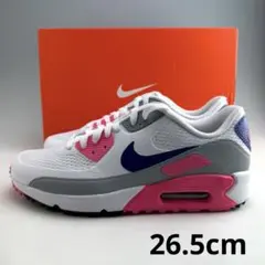26.5cm ナイキ エアマックス90 ゴルフ ホワイトレーザーピンクコンコルド