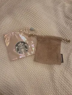 Starbucks 巾着ポーチ 2点セットのサムネイル
