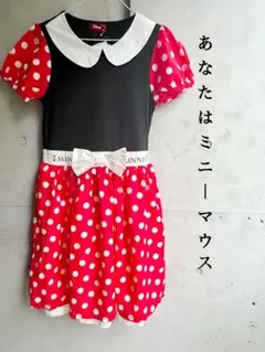 新品　ミニーマウス　コスチューム　ディズニー　ハロウィン　コスプレ　ミニーちゃん