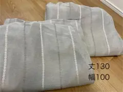 ニトリ 遮光2級 ドレープカーテン(スロウ グレー 丈130×幅100