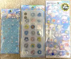 ぷくぷくあわわちゃんセット ブロックシール おはじき ピカプニシール