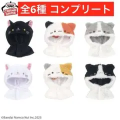 ちびぐるみ×Chibiぬいのでこれーしょん ねこポンチョ 全6種　コンプリート