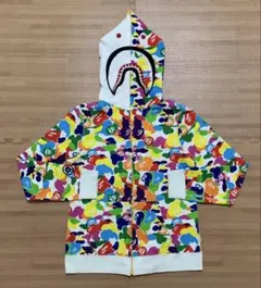 ★激レア★ APE マイロ マルチカモ シャークパーカー S パーカー