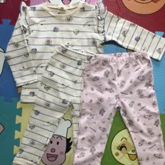 【90】アンパンマン　長袖　ズボンセット