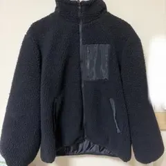 n'Or LABEL ボアジャケット フリース 黒