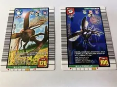 JAL限定ムシキングカード　カブトムシ、コクワガタ 希少カード　2枚セット