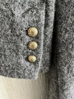 ZARAグレーチェスターコート。オーバーサイズ