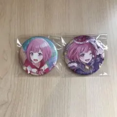 プロセカ　グリッター缶バッジ　鳳えむ　39C 40C