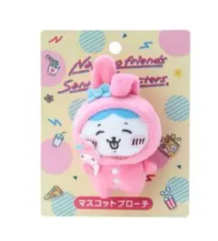 ちいかわ サンリオ コラボ ハチワレ マイメロ ぬいぐるみ マスコット ブローチ サンリオ ちいかわ マスコット ブローチ ハチワレ マイメロ
